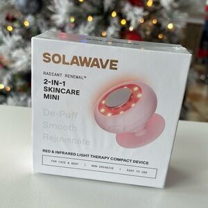 BNIB SOLAWAVE 2-in-1 skincare wand mini
